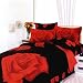 Le Vele Night Rose (Gullu Black) Duvet Cover Bed in Bag Full Queen LE01Q