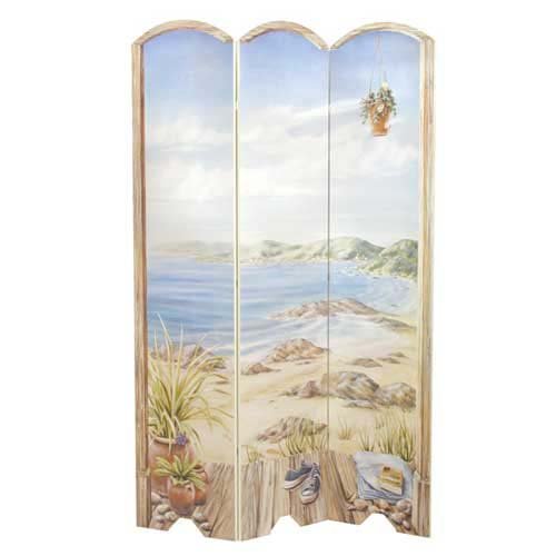 Stupell Industries Room Screen, Beach, 48 by 72 Inches