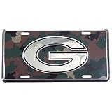 Georgia Bulldogs Camo Metal License Plate