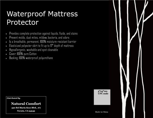 Microfleece Waterproof Mattress Protector-Terry Top-15