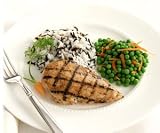 Grilled Chicken w/White & Wild Rice & Peas w/ Carrots