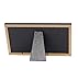 Creative Picture Frames [5.5x8.5bk] Black Business License Certificate Frames for Professionals Holds 5.5 by 8.5-inch Self Standing Easel Back with Hanger