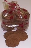 Gourmet Food : Scott's Cakes 1 lb. Chocoate Raspberry Shortbread Cookies in a Multi-Heart Bag