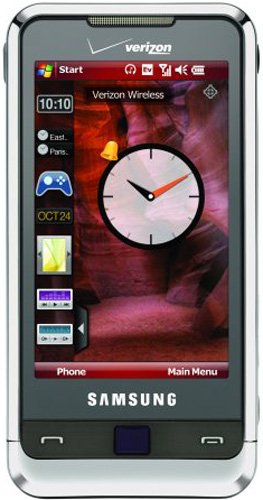 Samsung Omnia i910 Phone, Silver (Verizon Wireless)