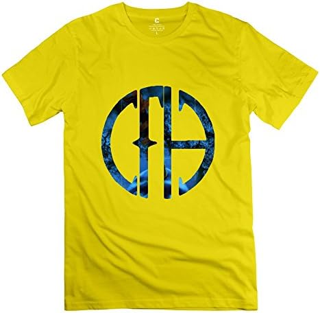 C-DIY Men's T-shirts Graphic Pantera Logo XS Yellow