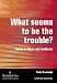 What Seems to be the Trouble?: Stories in Illness and Healthcare