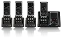 BT Verve 450 DECT Digital Cordless Telephone and Answering Machine - Black (Quad)