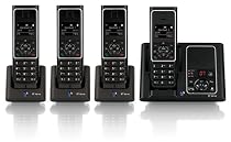 BT Verve 450 DECT Digital Cordless Telephone and Answering Machine - Black (Quad)