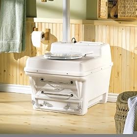 Envirolet DC12 Waterless Composting Toilet System (12VDC Battery), White