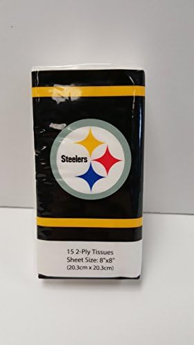 Pittsburgh Steelers Travel/Pocket Facial Tissue Pack