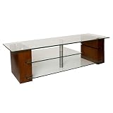 Plateau Balance 59 - X - Balance Series TV Stand w/ Glass Shelves