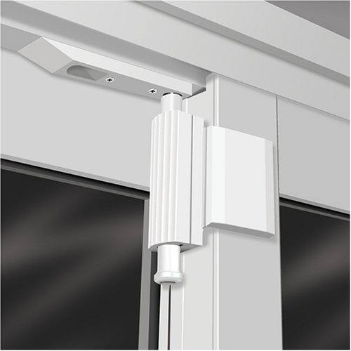 White Door Guardian Patio Door Lock