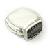 Super Compact Multifunction Pedometer. Electronic Calorie Counter, Step Counter, Stopwatch, Clock, and Timer Ivory White Large LCD Display Belt Clip