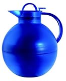 Alfi Modern Classic No. 1 32-Ounce Frosted Carafe, Transparent Cobalt Blue