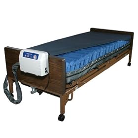 Drive Medical 14029 Med Aire Plus 8 Low Air Loss Pump and Mattress with Alarm by Drive Medical