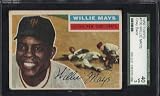 1956 Topps #130 Willie Mays Giants HOF Gray Back SGC 40 = PSA 3 - MLB Baseball Cards