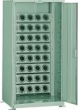 ＴＲＵＳＣＯ　ツーリング保管庫　ホルダ５６個　スチール戸　ロック付　ＢＴ４０　5104343 VTL1500D