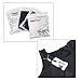 H:oter® Mens Slimming Body Shaper Vest Shirt Abs Abdomen Slim, Grey - XXL