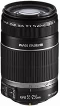 Canon EF-S 55-250mm f/4-5.6 IS Telephoto Zoom AF Lens for Selected Digital SLR