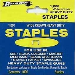 Arrow Fastener #60630 1000PK 3 8 Heavy Duty Staple by ARROW FASTENER