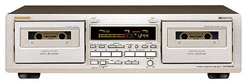 Onkyo TA-RW-244 Doppel-Kassettendeck silber