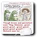 Londons Times Funny Panel Hollywood Cartoons - Prehistoric Richard Simmons - Mouse Pads Image