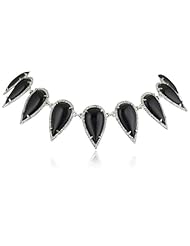 Made Her Think Smashed Talon Black Resin Necklace