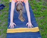 Barefoot Yoga Mysore Practice Yoga Rug - Bengal Blue