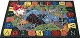 We Dig Dinosaurs Rug - 3.8 Foot x 5.33 Foot Rectangle