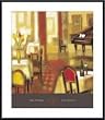 Art Poster Metal Framed Print - Happy Hour 1 - Artist: Elya DeChino- Poster Size: 27 X 27