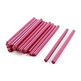 uxcell　ホットメルトグルースティック　溶接棒　7x100mm　20個　フクシア　EVA