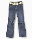 Hannah Montana Girls Embroidered Boot-Cut Jeans