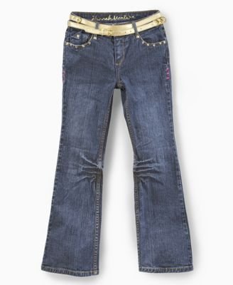 Hannah Montana Girls Embroidered Boot-Cut Jeans