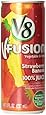 V8 V-Fusion 100% Juice, Strawberry Banana, 8 Ounce (Pack of 24)