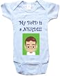 MY DAD IS A NERD - BigBoyMusic Baby Designs - White, Blue or Pink Onesie / Baby T-shirt