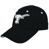 Zephyr Texas Longhorns Black Silver Lining Fitted Hat