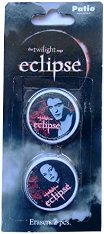 The Twilight Saga - Eclipse - Pack of 2 Large Printed Pencil Erasers