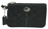 Coach Sutton Signature Small Wristlet Black