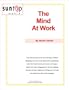 The Mind At Work -- Tony Buzan And Mind Mapping