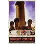 VINTAGE Art Deco ORIENTAL CRUISE SHIP TRAVEL Poster by Andrew Johnson