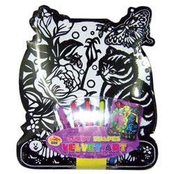 Funky Shapes Velvet Art Kit