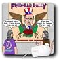 Rich Diesslins Funny General - Editorial Cartoons - Editorial Cartoon about Fred Thompson Followers - Fred Heads - Mouse Pads