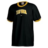 Nike Iowa Hawkeyes Black Classic Ringer T-shirt