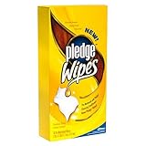 Pledge Disposable Furniture Polish Wipes, Lemon Scented - 18 ea