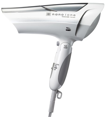 Tescom Nano Ion (Nanoione) 1200W Hair Dryer TID1000 - White