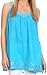 Sakkas Tyra Sequin Embroidered Relaxed Fit Sleeveless V-Neck Top