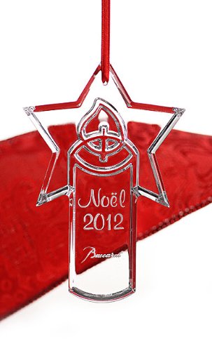 Baccarat 2012 Annual Noel Ornament, Candle