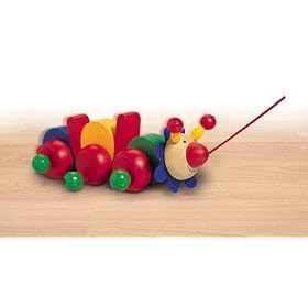 Selecta Spielzeug Pull-along Caterpiller