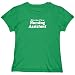 T-Shirt Woman Green " Kiss Me, I Am Nursing Assistant Occupations