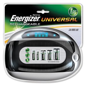 Childrens Toyshop  Electronics : Energizer Universal battery charger with LCD display, EACH
